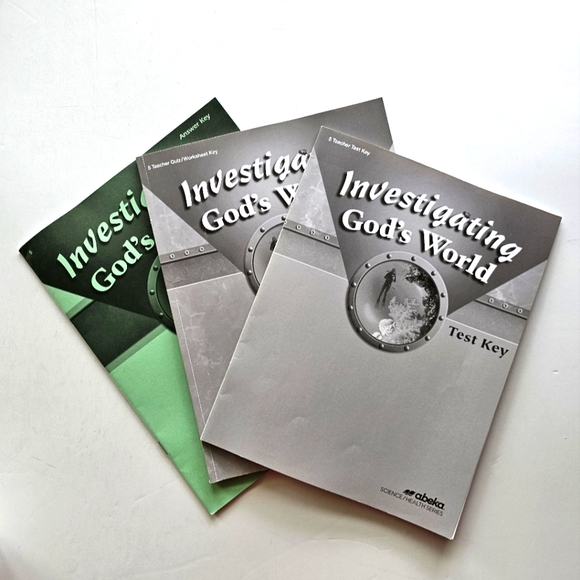 Abeka 5th Grade Investigating God's World Answer Key Science Quiz Test Key - Picture 3 of 4